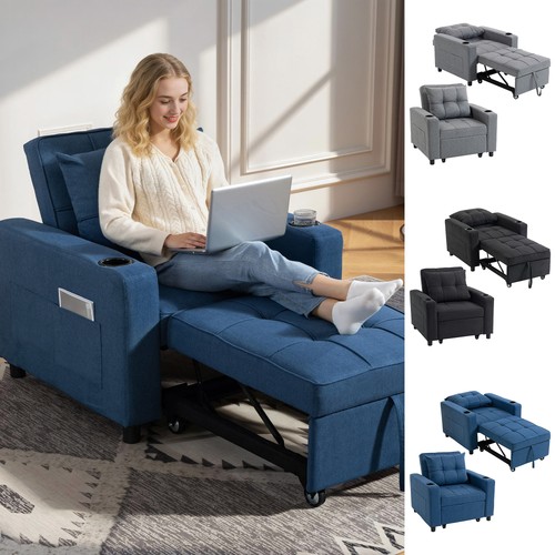 Single sofa bed - sofa, with