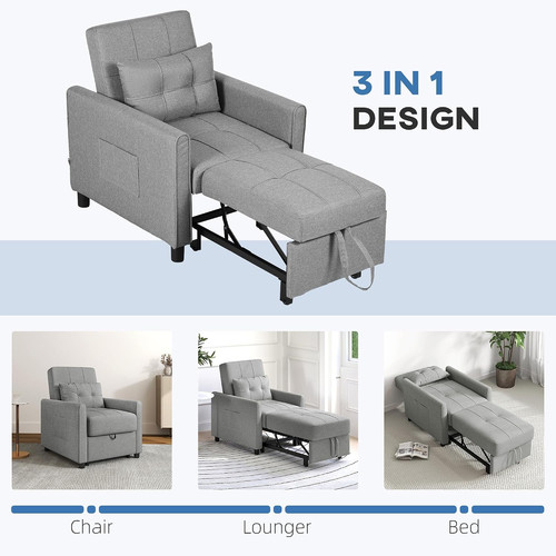 Homcom single sofa - homcom,