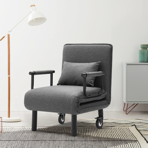 Recliner fabric sofa bed - recliner,