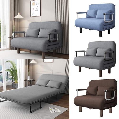 Double fabric sofa bed - bed, sleeper