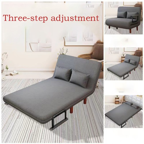 Single double fabric sofa bed - single/double,
