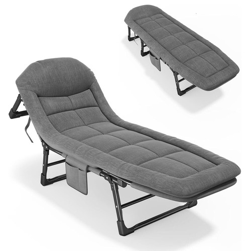 Grey double fabric - double, bed