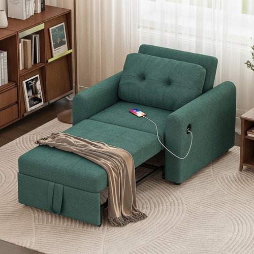 Jooli single sofa bed green - jooli,
