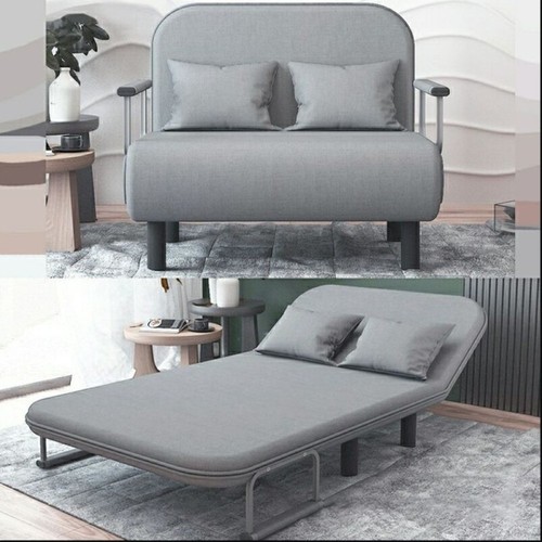 Double fabric sofa bed sleeper - fabric,