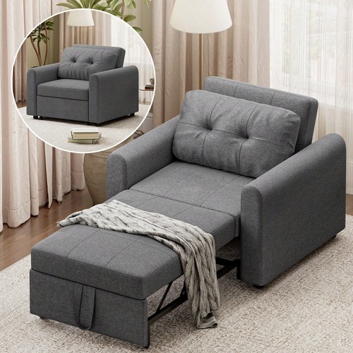 Single sofa bed chair - 3-in-1,