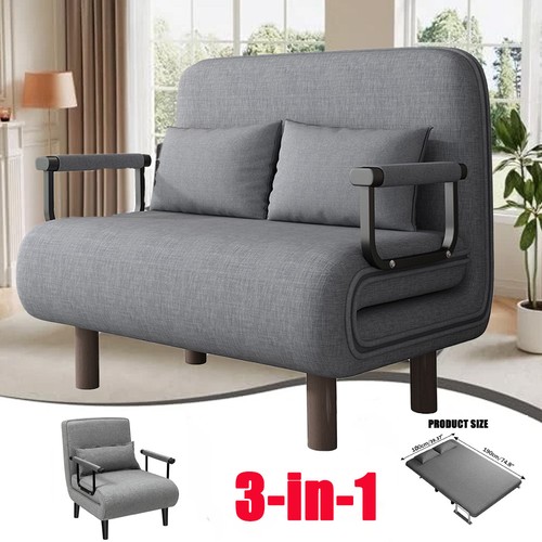 Single double fabric sofa - single/double,