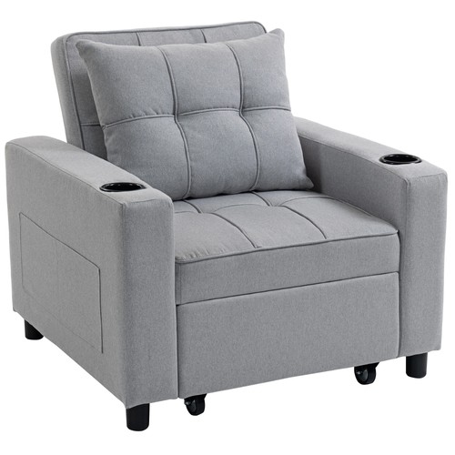 Homcom single sofa bed - homcom,