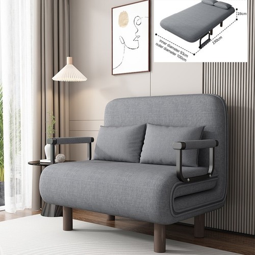 Folding fabric sofa bed - sofa,
