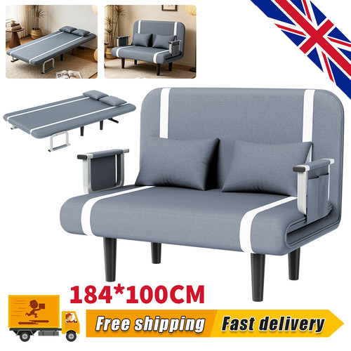 Double fabric sofa - sofa, sleeper